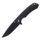 New ListingDrop Point Blade D2 Steel Folding Knife G10 Scales Pocket Knife Black