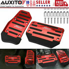 Car Red Non-Slip Automatic Gas Brake Foot Pedal Pad Cover Accessories Universal (For: 2017 Jaguar XF)