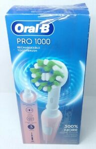 Oral-B Pro 1000 Electric Toothbrush Deep Cleaning-PINK- NEW in OPEN BOX!