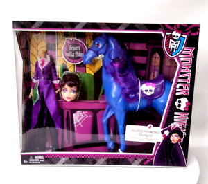 Monster High Headless Headmistress Bloodgood Doll Nightmare Horse Set Mattel New