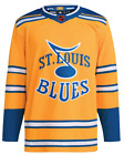 Men's St Louis Blues adidas Yellow Reverse Retro 2.0 Authentic Blank NHL Jersey