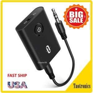 TaoTronics Bluetooth Transmitter and Receiver, 2-in-1 Wireless Adapter TT-BA07