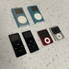 Lot of 6 Apple iPod Mini / Nano 1st, 2nd 3rd Gen ALL TESTED/ WORKING* FREE SHIP