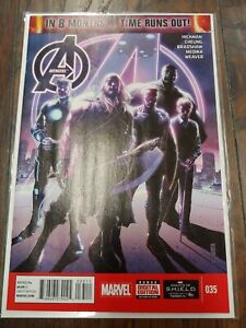 Avengers # 35 2014 🔥 TIME RUNS OUT 1st Sam Wilson CAPTAIN AMERICA Cover NM MCU