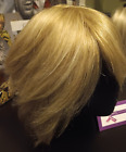 NEW Stunning multi color toned Blonde 100% Human Hair Wig - Golden Wheat - NWT
