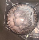 1886 morgan silver dollar in great shape. Only 750,000 minted. Very rare coin!