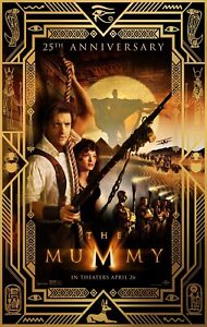 1999 The Mummy 25th Anniversary Movie Poster 11X17 Brendan Fraser Rachel Weisz🍿