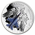 2024 Republic of Ghana 1 oz Silver Ukrainian Falcons