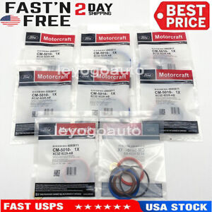 Set of 8 Genuine OEM CM5010 Injector O-Ring Kit 7.3 Power Stroke Ford XC3Z9229AB (For: 2002 Ford F-350 Super Duty Lariat 7.3L)
