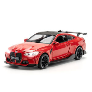 1:32 Diecast Vehicle for BMW M4 Sport Car Model Car Toy Sound Light Kids Gift