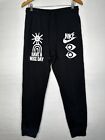 Nike Black Jogger Sweatpants “Have A Nike Day” Men’s Size Small