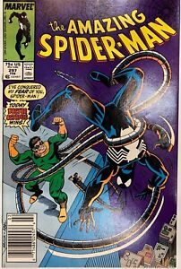Amazing Spider-Man #297 Newsstand (1988) Black Suit Spidey vs. Doc Oc (NM-)