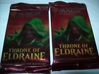 X2 MTG  THRONE OF ELDRAINE 15 CARD SEALED COLLECTOR BOOSTER PACKS FREE SHIPPING