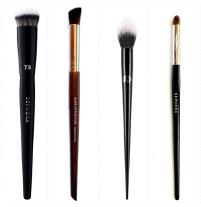 Full Face Essentials Makeup Brush Lot Set MAKE UP FOR EVER + SEPHORA + KAT VON D