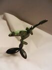 Frog Bronze on Branch Vintage Rare Small Sculpture Masse Artist signed