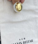 100% Authentic Vintage ALEXIS BITTAR Lucite & Gold Ring $175