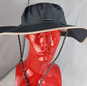 Mission Instant Cooling Bucket Hat Gray UPF 50+ Sun Protection Unisex NWT