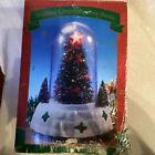 Vintage 1999 Snowing Musical Dome Battery Operated Christmas Tree  Tested