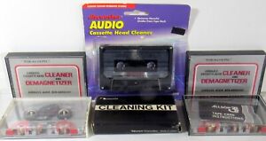 6 Audio Cassette Head Cleaner - Demagnetizer, Realistic, Allsop, Nakamichi