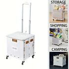 Foldable Wheeled Storage Box, Shopping Trolley Suitcase, Lightweight Car