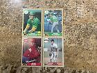 New Listing1987 Topps Baseball cards lot (4), Pete Rose, Canseco, Will Clark, McGwire RC