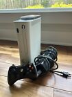 Microsoft Xbox 360 White, with extra storage, controller, and charger