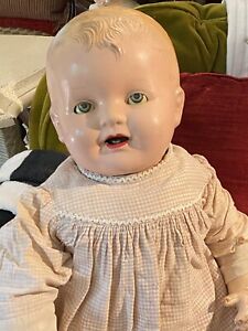New ListingVintage Composition Baby Doll 25 inches
