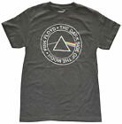 Rock Band Pink Floyd Dark Side Of The Moon Charcoal Heather T-Shirt New