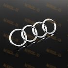 Audi Rear Chrome Rings Trunk A1 A3 A4 S4 A5 S5 A6 S6 SQ7 TT Rear Badge Emblem (For: Audi)