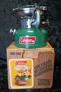 New ListingColeman 502-700 Sportster Camp Stove ORIGINAL BOX 3-1981 Nminty Tested Vintage