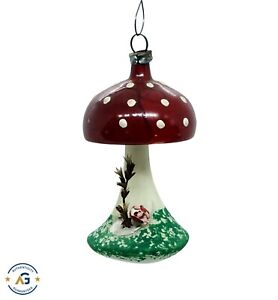 Fly Agaric with Baby Mushroom - Blown glass, ca. 1930 (# 16279)