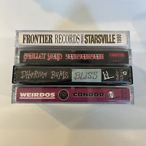 Cassettes FRONTIER RECORDS LOT OF 4 tapes Punk Alternative Metal 90s Grunge