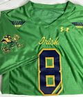 Notre Dame Fighting Irish Football Jersey Mens Size Small Heat Gear Under Armour