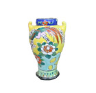 Vintage Japanese Enamel Vase