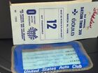 USAC 1978 DATSUN TWIN 200 OMS TICKET, RECEIPT ETC. HOLDER EXCELLENT CONDITION