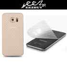 3D Transparent Carbon Fiber Skin Back Cover Screen Protector Film For Cell Phone