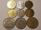 New ListingNew And Old Foreign Coin Lot (9) -1951-1996 - Italy & Greece
