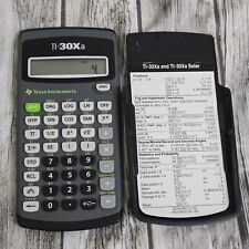 Texas Instruments TI-30Xa And TI-30Xa Solar Scientific Calculator With Cover