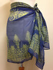 Fashionable Porcelain Ethnic Asian Print Scarf/Hijab/Sarong/Wrap/Cover-Up - New