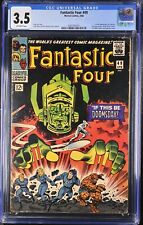 Fantastic Four #49 CGC VG- 3.5 Off White 2nd Silver Surfer 1st Full Galactus!