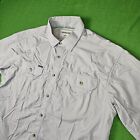 Poncho Shirt Men's Large Blue Outdoor Fishing Short Sleeve Lightweight Caped