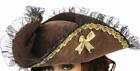 Forum Novelties Womens Brown Tricorner Tricorn Pirate Hat Costume Accessory