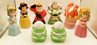 Mixed Brand Lot of 8 Disney/Pixar Disney Rubber Bath Character Toys