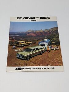 Vintage 1973 Chevrolet Trucks Suburban Sales Brochure