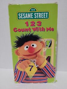 Sesame Street 123 Count With Me VHS