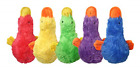 Multipet Duckworth Plush Dog Toy, Assorted Colors, Large Pack of 1