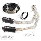 For Yamaha YZF R7 XSR700 MT-07 2023 Full Exhaust System Front Pipe Tail Mufflers