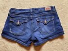 Levi's Jeans Genuinely Crafted Denim Mini Short Booty Shorts Back Flap Pockets 7