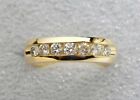 Men's 1.40Ct Round Wedding Band Engagement Pinky Ring Solid 14K Yellow Gold