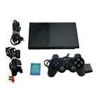 Sony PlayStation 2 PS2 Slim SCPH-90001 Console System OEM Bundle- Tested